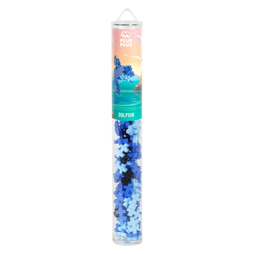 Plus-Plus - Dolphin / 100 pcs Tube