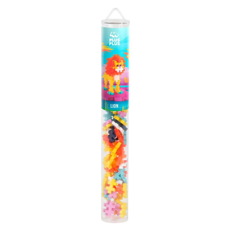 Plus-Plus - Lion / 100 pcs Tube