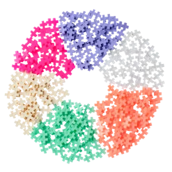 Plus-Plus Pearl mix / 240 stk Tube
