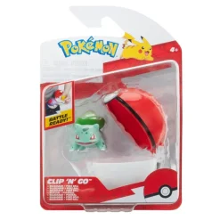 Pokemon, Clip N Go, Bulbasaur #1 Med Poké Ball