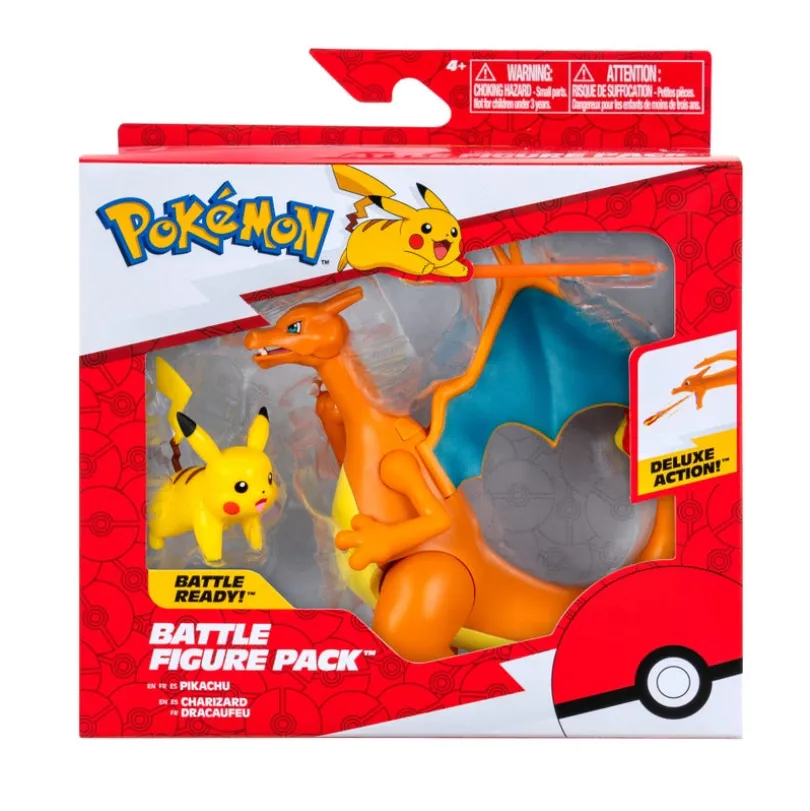 Pokemon, Figure Set 2 Pk Charizard And Pikachu