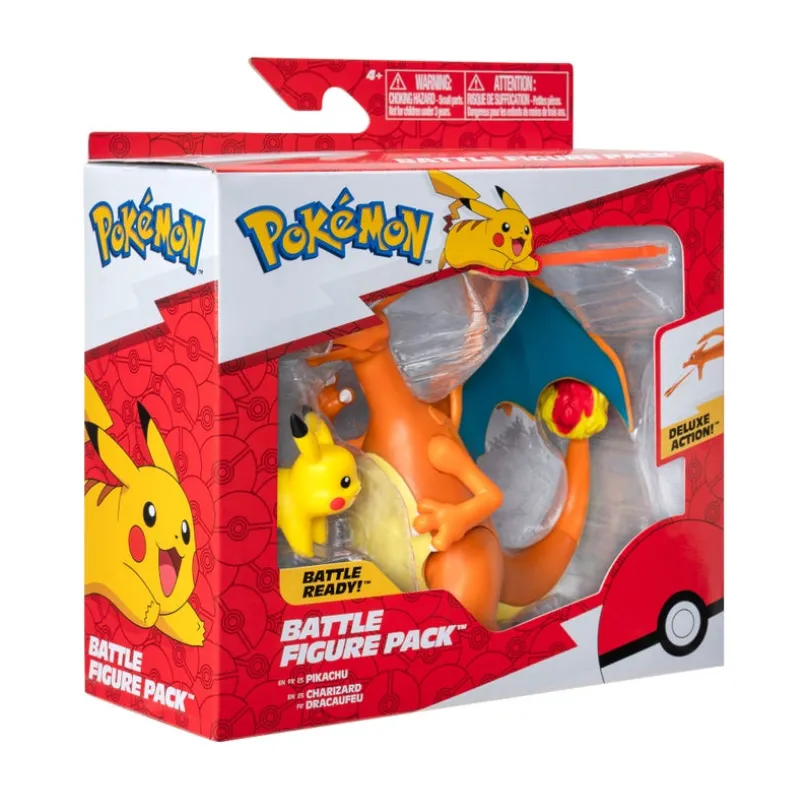 Pokemon, Figure Set 2 Pk Charizard And Pikachu