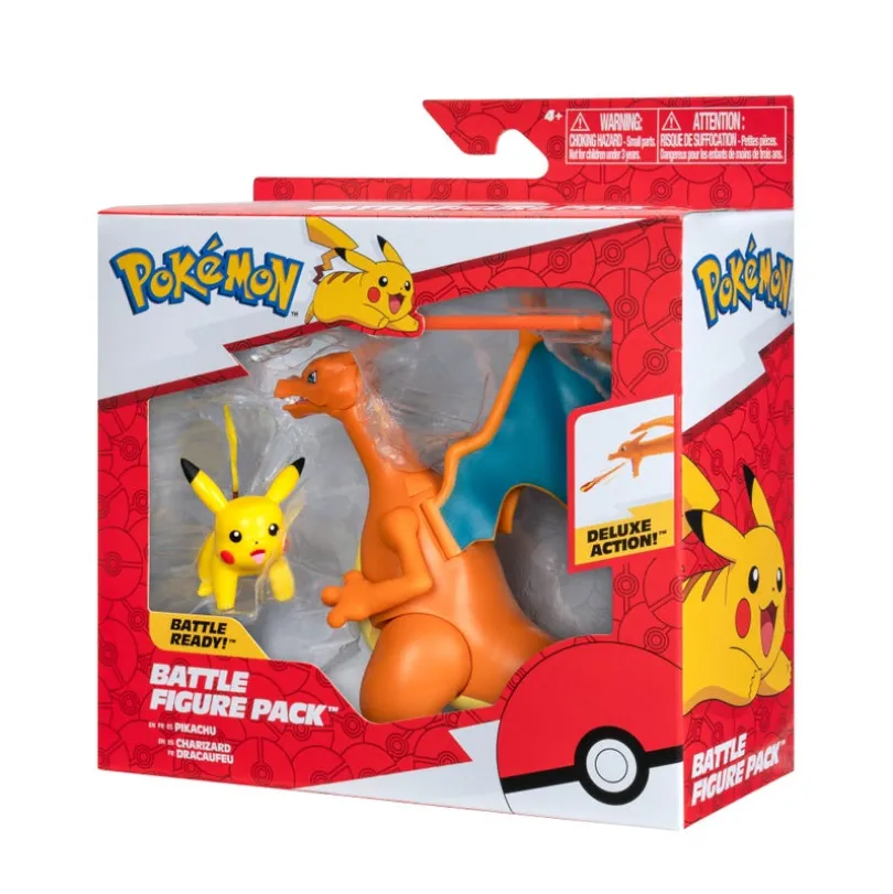 Pokemon, Figure Set 2 Pk Charizard And Pikachu