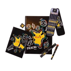POKÉMON NEON, stort skrivesett med metallpenal
