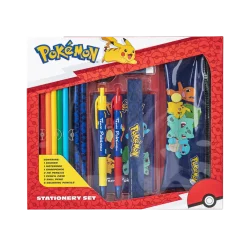 POKÉMON Skrivesett med pennal