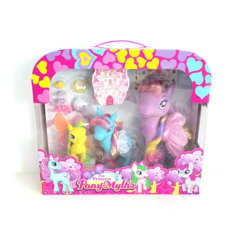 Pony Myths 3 stk med tilbehør