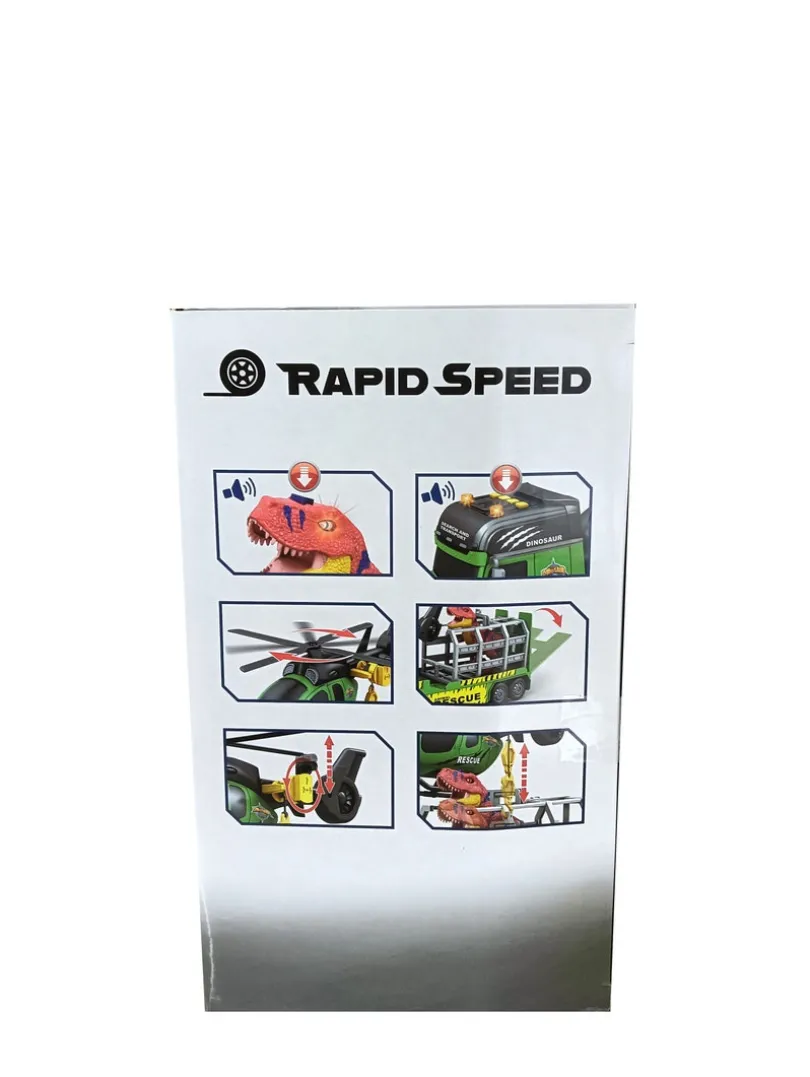 Rapid Speed Dinosaur-lastbil med lys og lyd