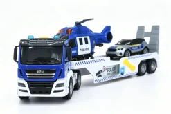 Rapid Speed Langtrailer med politibil og helikopter