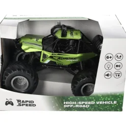 Rapid Speed - R/C Offroad car med lyd og lys 1:8 2,4 Ghz 6år