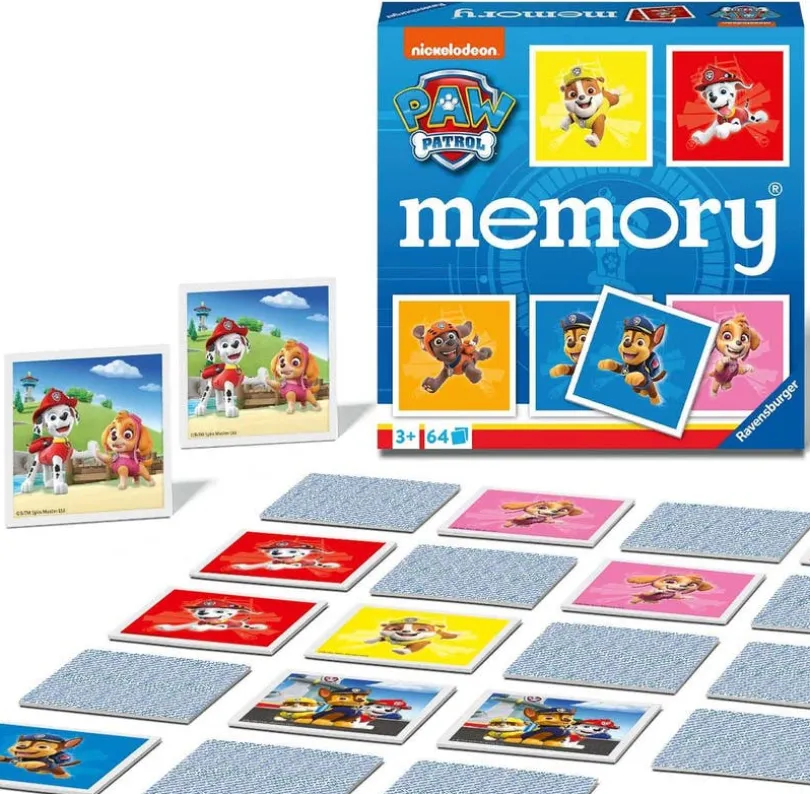 Ravensburger, Paw Patrol memory® 2022 D/F/I/NL/EN/E