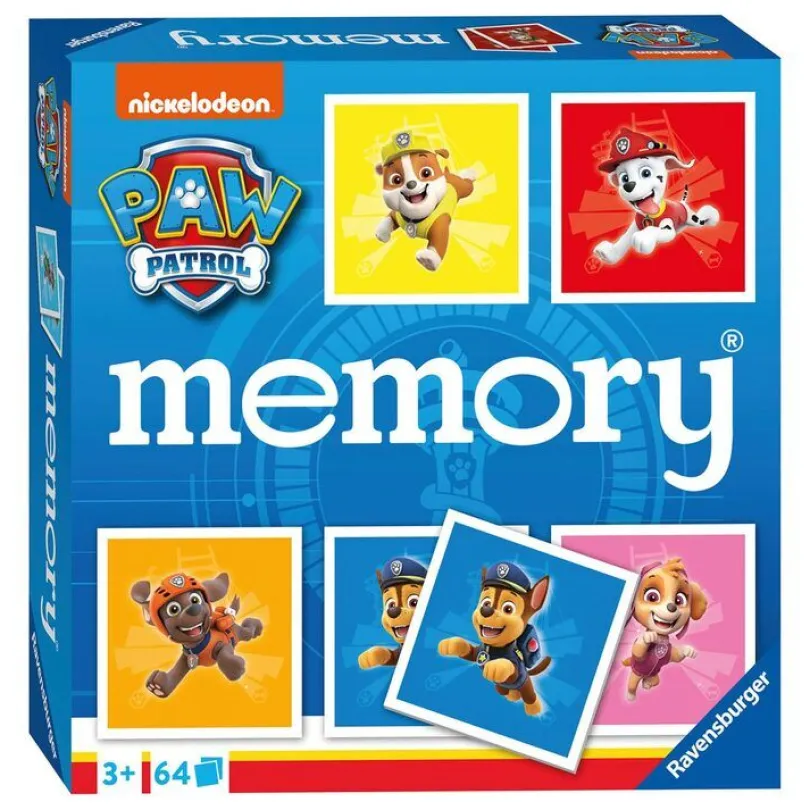 Ravensburger, Paw Patrol memory® 2022 D/F/I/NL/EN/E