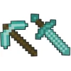 Role Play Foam Sword and Pickaxe Set Diamond - 43 cm