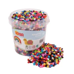 Rørperler i bøtte 5000stk fargemiks