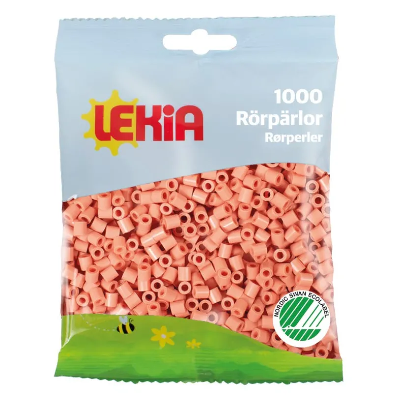 Rørperler 1000 stk Gammelrosa