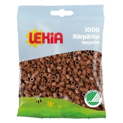 Rørperler 1000 stk Nougatbrun