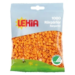 Rørperler 1000 stk Ravgul