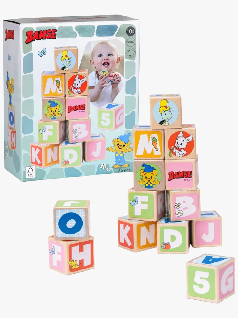 SE - Bamse Bokstavsklosser 36 treklosser