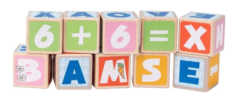SE - Bamse Bokstavsklosser 36 treklosser