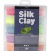 Silk Clay®, blandede farger, Basic 2, 10x40 g