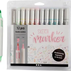 Sketch Marker, pastellfarger
