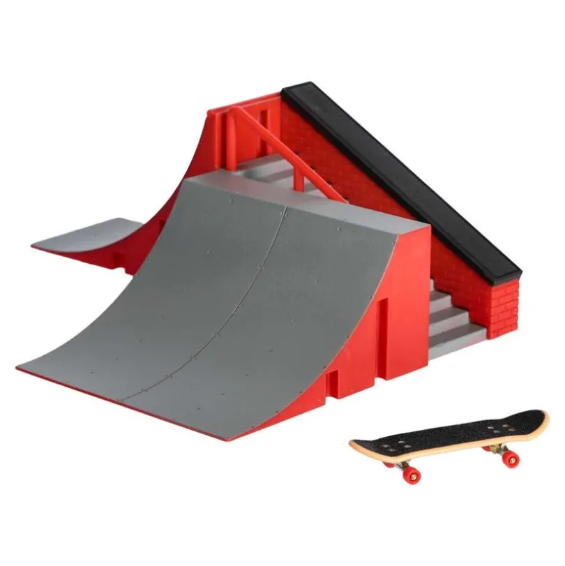 Skills Finger Board, Skatepark Med 1St Skateboard
