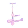 Skills - Scooter med sete rosa