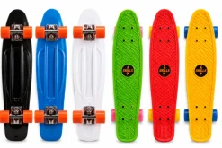 Skills, skateboard 45 cm, gul
