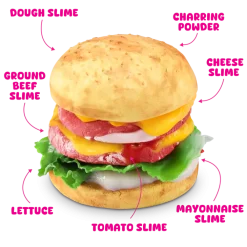 Slime Mart Small Shopping Basket Fast Food