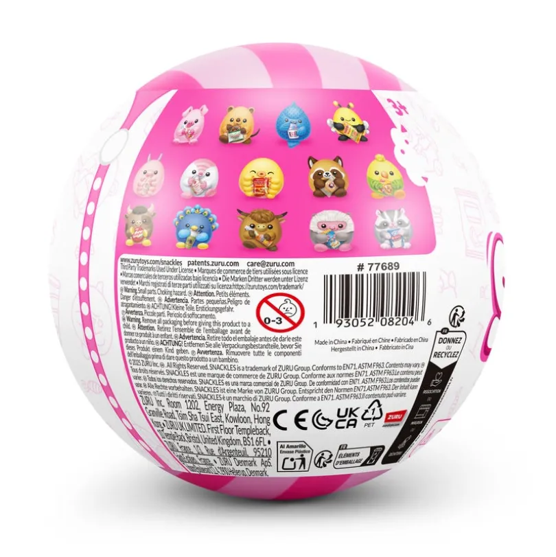 Snackles S3 Core Licensed Capsule 5"