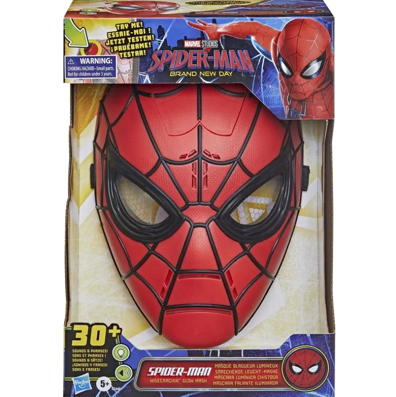 Spider-Man-maske med lyd og lys