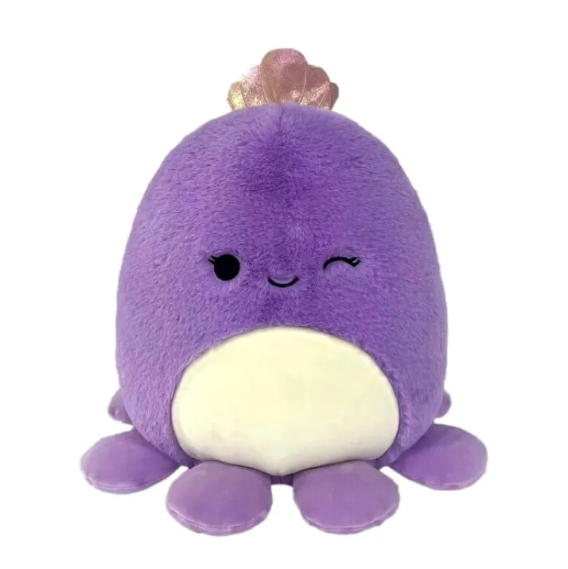 Squishmallows 30 cm P20 Fuzz A Mallows fiolett blekksprut