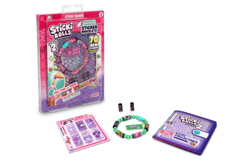 Sticki Rolls Sticki Series 2 – Armbånd med klistremerker