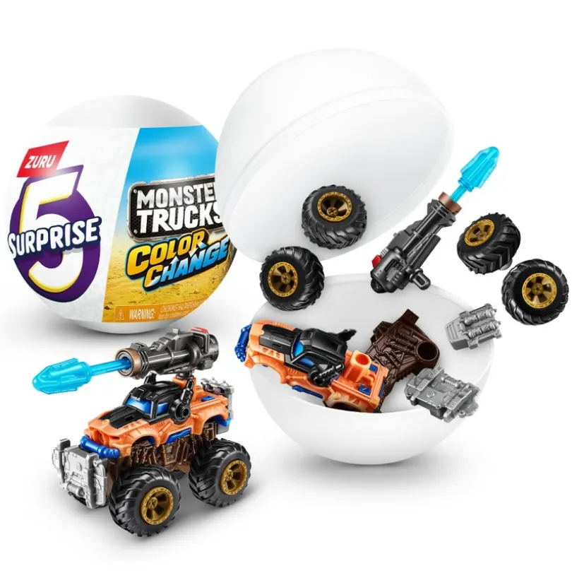 5 Surprise Monster Trucks Color Change – ZURU