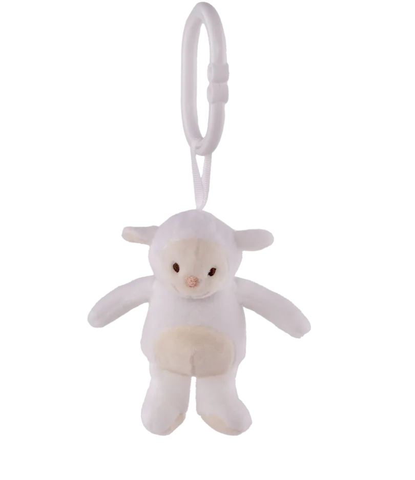 Sweeties Baby, Vognhenger Lammet Louie 17 cm