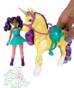 Unicorn Academy Doll Ava & Plant Magic Leaf