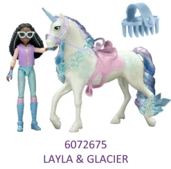 Unicorn Academy Doll & Unicorn V2 -Layla & Glacier