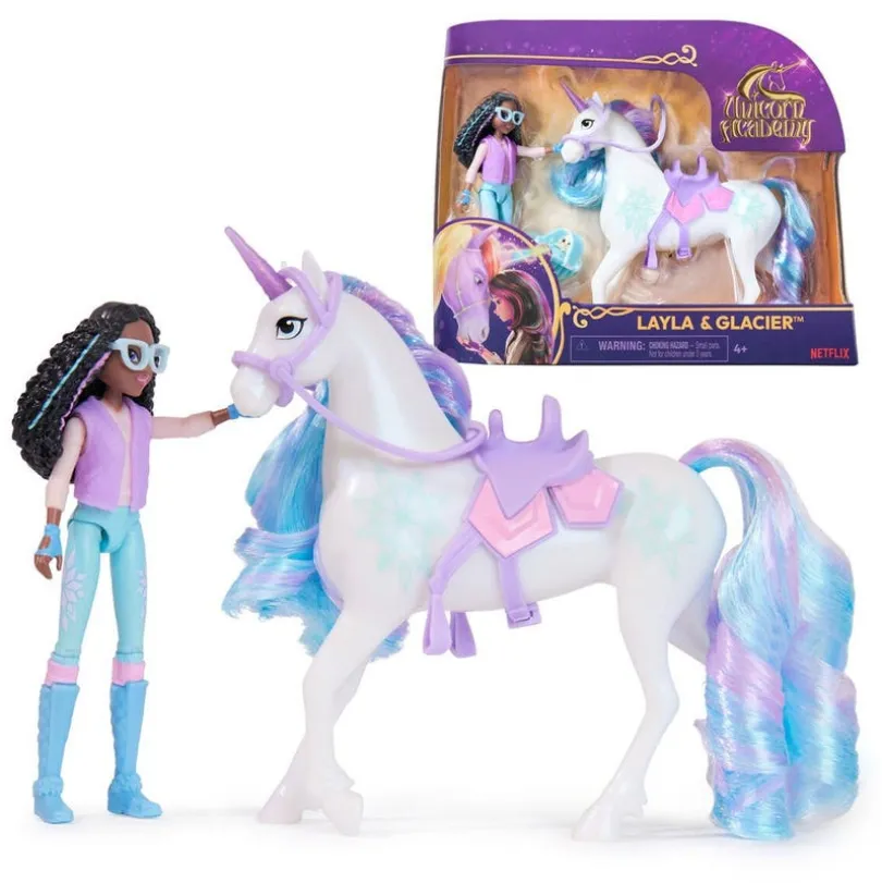 Unicorn Academy, Dukke & Enhjørning, Layla & Glacier
