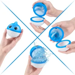 Vannballonger gjenbrukbare Hai 3-pack – ZURU Bunch O Balloons