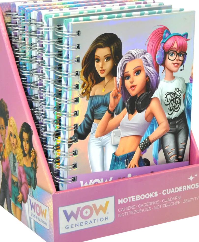 WOW Generation, A5 Innbundet Notatbok, 80 Ark