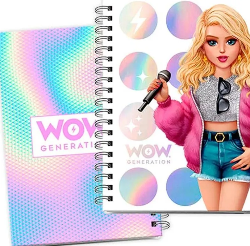 WOW Generation, A5 Innbundet Notatbok, 80 Ark