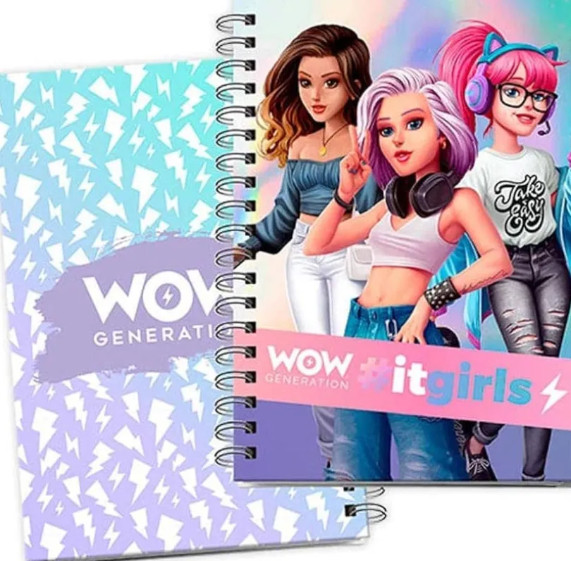 WOW Generation, A5 Innbundet Notatbok, 80 Ark