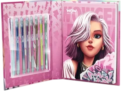 WOW Generation, Metallic Gel Pen with coloring notebook
