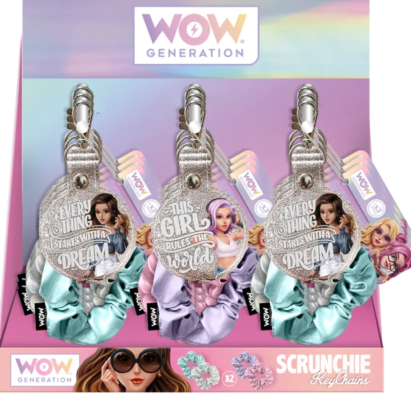 WOW Generation, Scrunchie Nøkkelring, 2-pakning