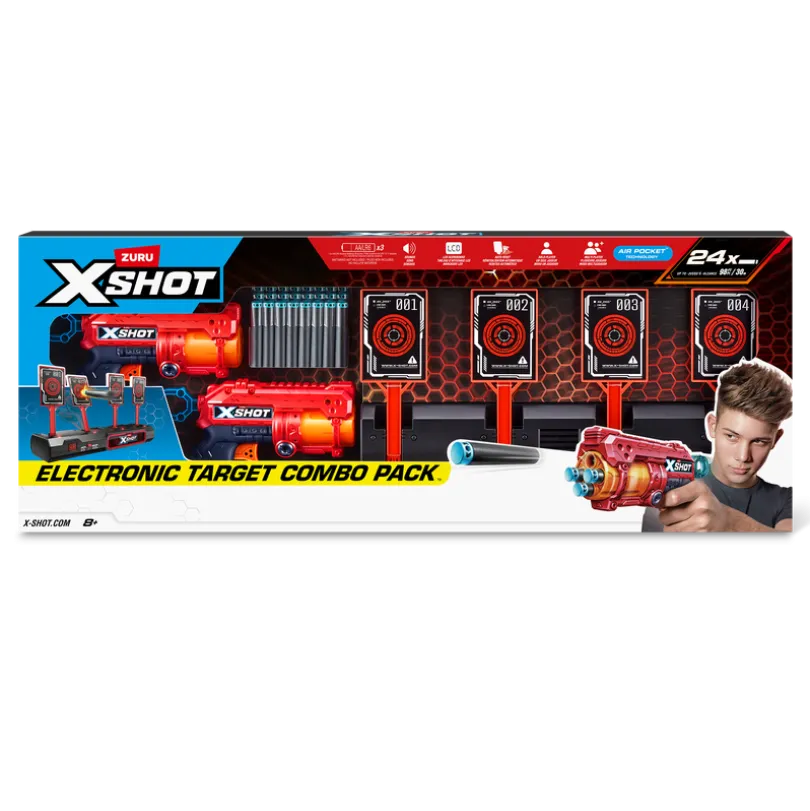 XSHOT Excel-S1 Interactive Target & Fury 4 (2pcs)