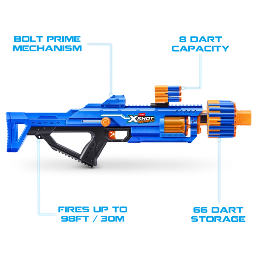 XSHOT Insanity Berzerko 6 skudd (48 piler)