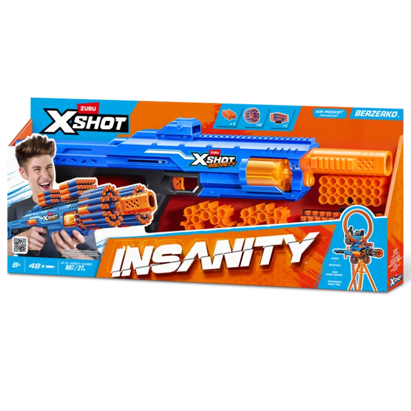 XSHOT Insanity Berzerko 6 skudd (48 piler)