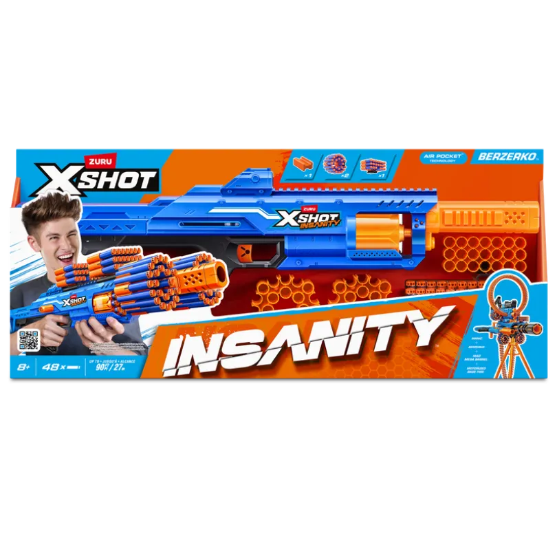 XSHOT Insanity Berzerko 6 skudd (48 piler)
