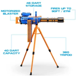 XSHOT Insanity Motorisert Rage Fire Gatling-pistol med stativ