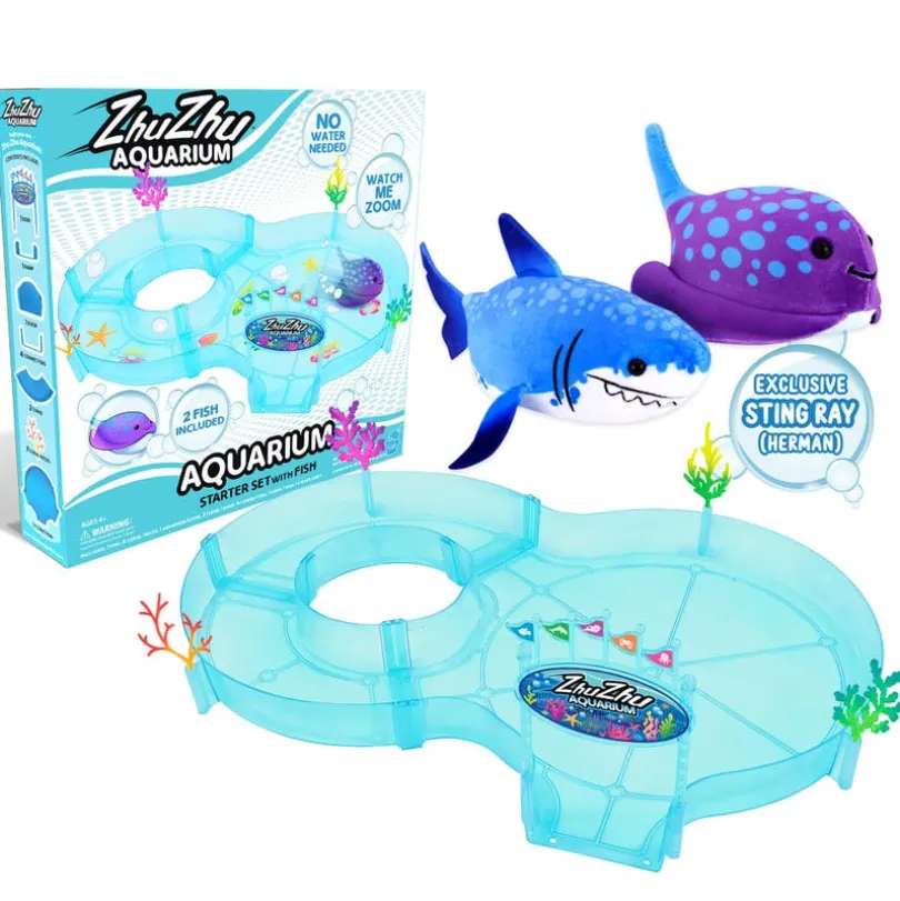 Zhu Zhu Akvarium Startpakke Med Fisk